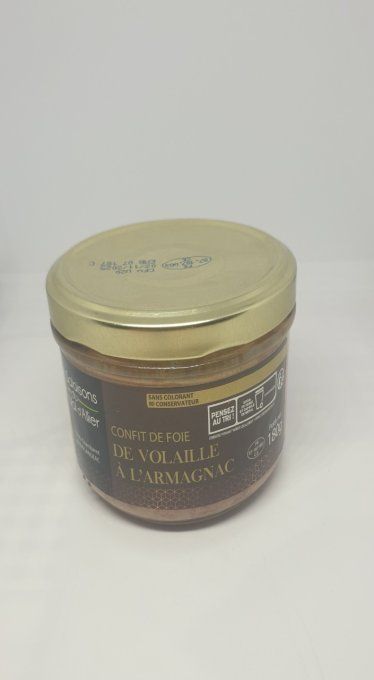 confit de foie de volaille à l'Armagnac