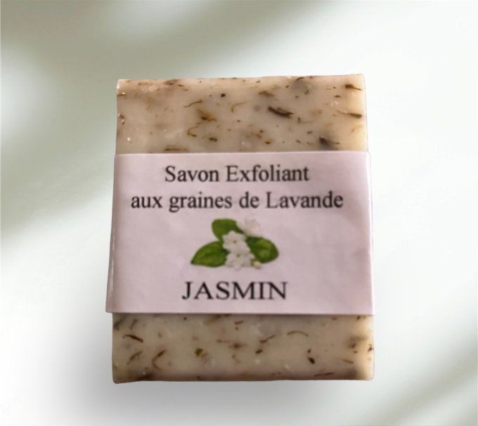 Savon exfoliant jasmin